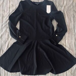 💞 New Women’s XS Black Max & Ash Ponte Dress